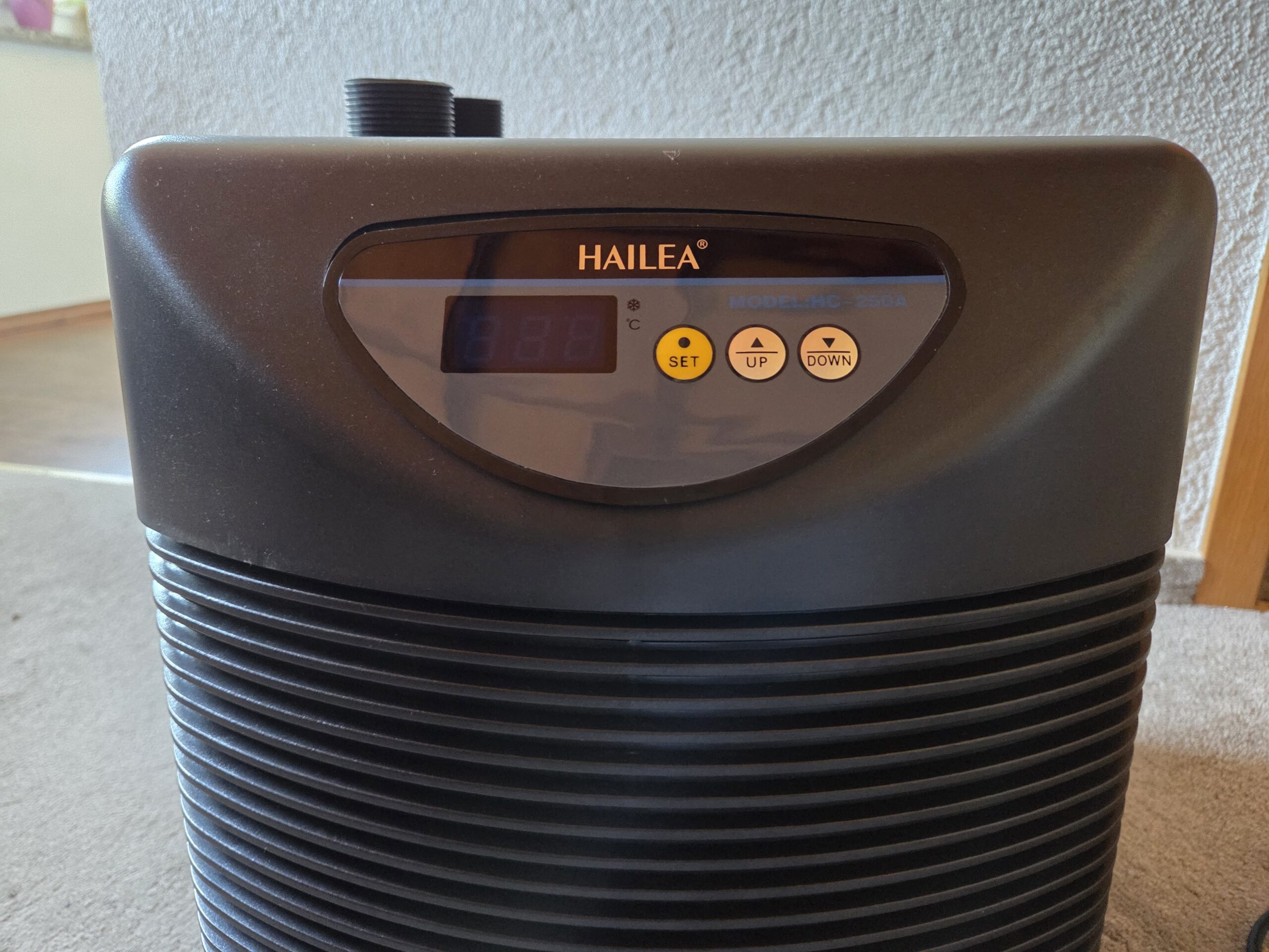 Hailea HC250a BD frei Ultra Titan 300 Axolotl Aquarium Kühler Druchlaufkühler Chiller